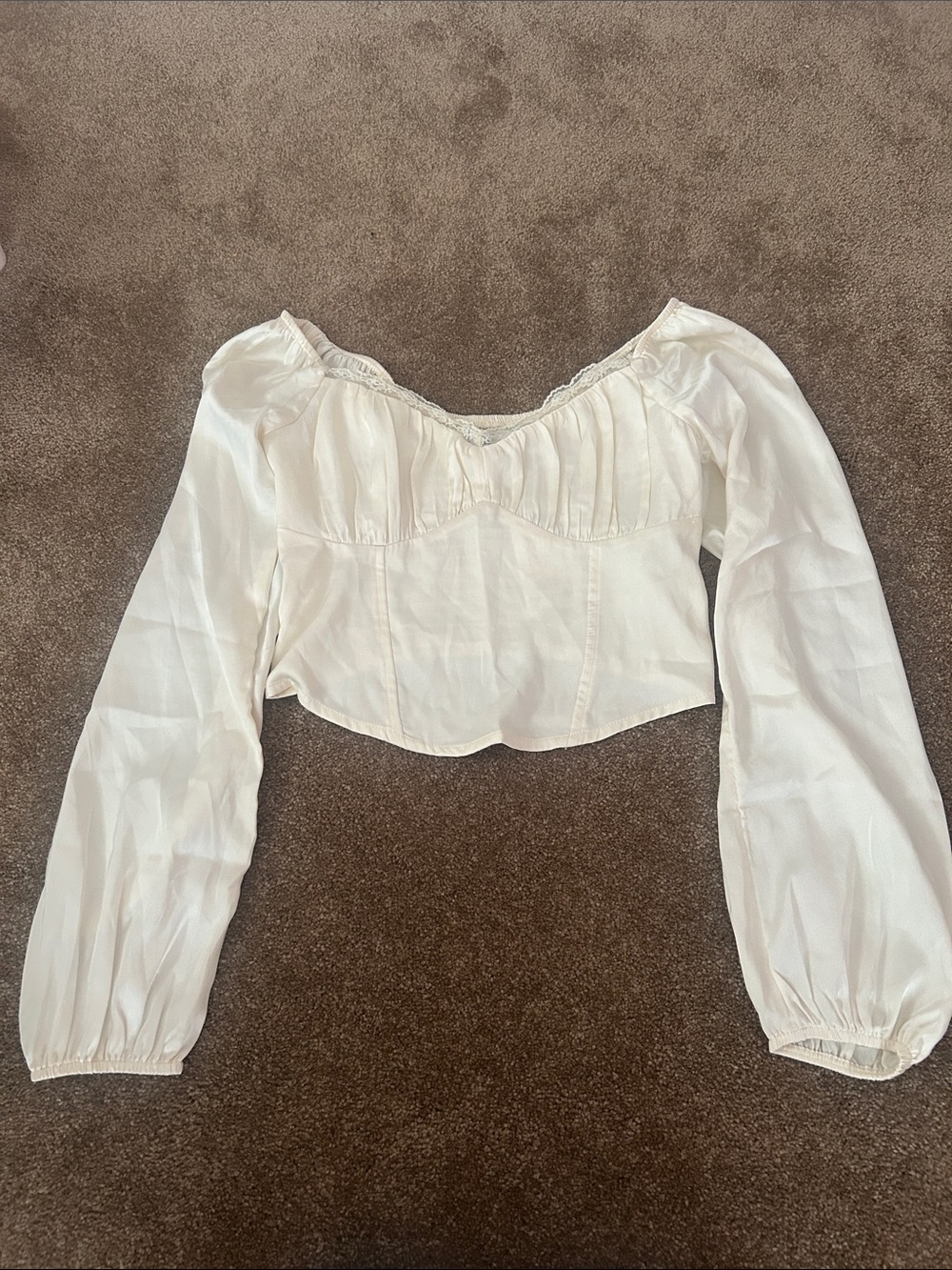 Hollister Elegant Cream Women's Top